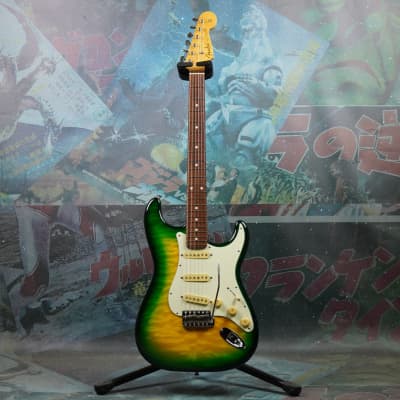 Fender Stratocaster '62 Reissue ST62QT-YLM 2013 Yellow Lime Burst