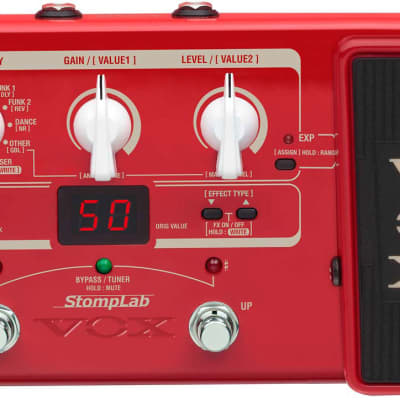Vox Stomplab IIB Modeling Bass Multi-Effects Processor Pedal with Expression Pedal image 1