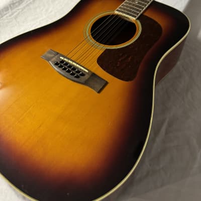 Carlo Robelli SD-120-12 Dreadnaught Acoustic Guitar 12 String 2000s - Sunburst image 4