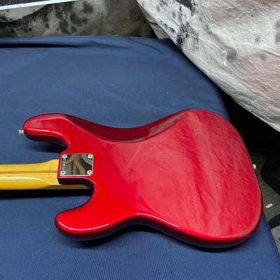 Fender Precision Bass 4-string P-Bass with Case 1990 - 1991 - Candy Apple Red / Maple Fingerboard image 18