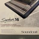 Soundcraft Signature 16 Compact 16-Channel Analog Mixer with Effects 2010s - Blue/Silver