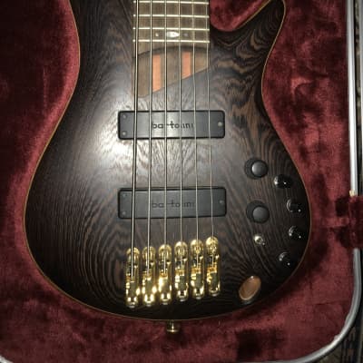Ibanez Prestige SR5006 6 String Bass - Wenge / Mahogany / Bubinga image 4