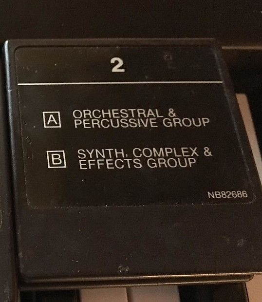 Yamaha DX7 Synthesizer Rom 2 Cartridge image 1