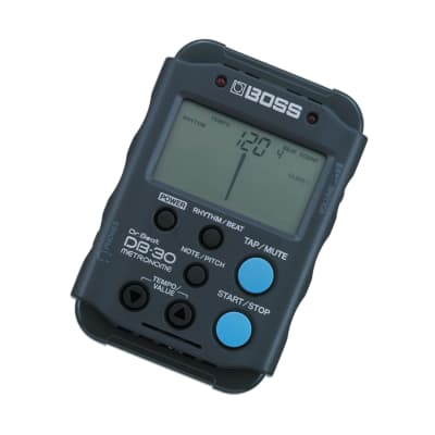 BOSS DB-30 Dr. Beat Portable Rugged Built Nine Rhythm Types and 24 Beat Variations Large LCD Metronome with Headphones Jack and Auto Power Off Function image 2