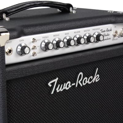 Two-Rock Studio Signature 1x12 Combo Amplifier, Black, Silverface image 3