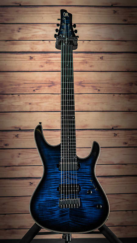 Mayones Setius GTM 7 Trans Dirty Blue Burst (Bare Knuckle