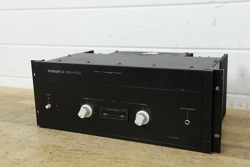 Crown PS-400 2-Channel Power Amp (church owned) CG00H53 | Reverb