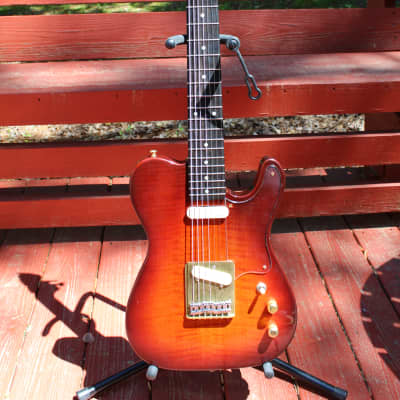 Jimmy Foster Performer 7-String Tele Style Electric Guitar Flame Maple image 2