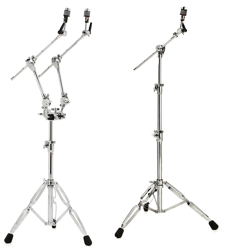 DW DWCP9799 9000 Series Heavy Duty Double Tom/Cymbal Stand  Bundle with DW DWCP9700 9000 Series Straight / Boom Cymbal Stand image 1