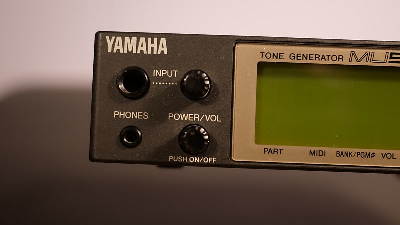 中古品 ヤマハ MU50 TONE GENERATOR YAMAHA MU500 Tone Generator Midi Sound Module w/ AC Adapter