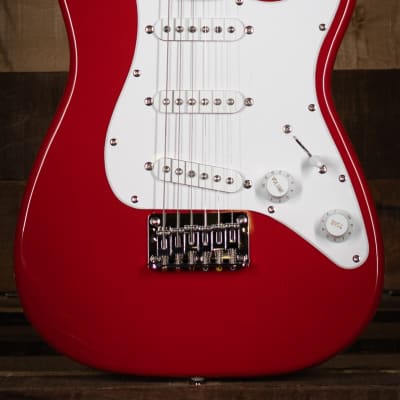 Squier Mini Stratocaster, Laurel FB, Dakota Red image 1