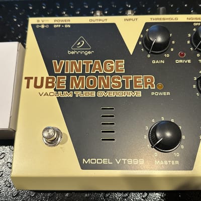 Behringer VT999 Vintage Tube Monster Vacuum Tube Overdrive | Reverb