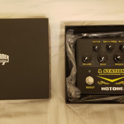Hotone A Station Acoustic Guitar Preamp/DI 2010s - Black image 3