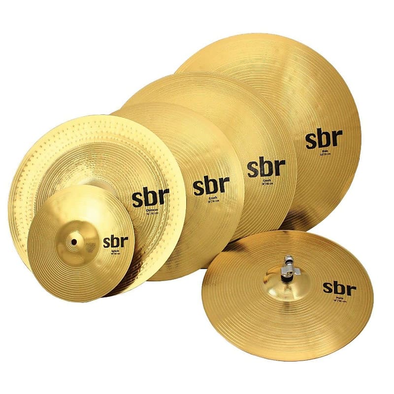 Sabian SBr Super Cymbal Set 10/14/16/16/20 w/FREE 18