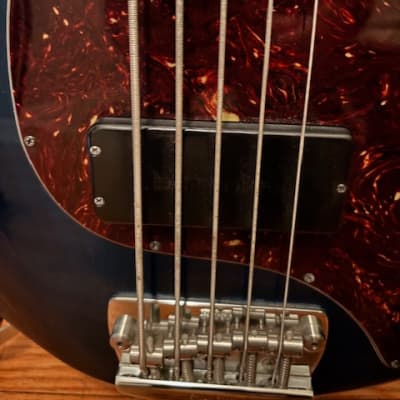 Ernie Ball Music Man 5 String Bass Sting Ray 5 1997 - Translucent Teall image 3