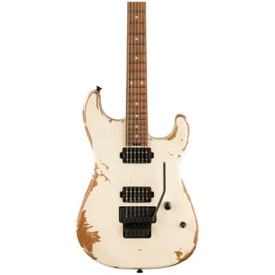 Charvel ProMod Relic San Dimas Style 1 HH FR PF Pau Ferro Electric Guitar (Weatherd White) image 5