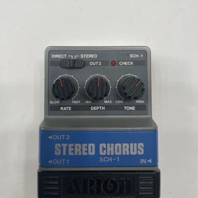 Arion SCH-1 Stereo Chorus Analog Gray Box Vintage Guitar Effect Pedal MIJ Japan image 2
