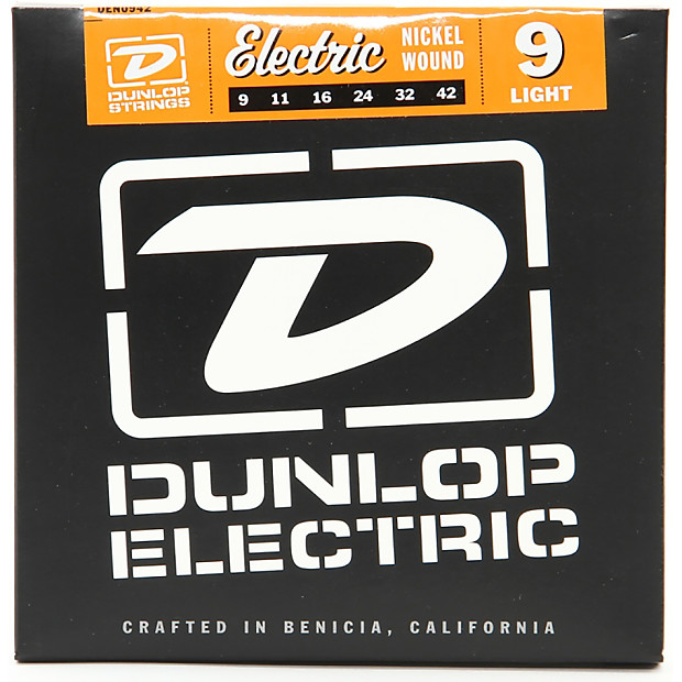 Dunlop DEN0942 Nickel-Plated Steel Electric Guitar Strings - Light (9-42) image 1