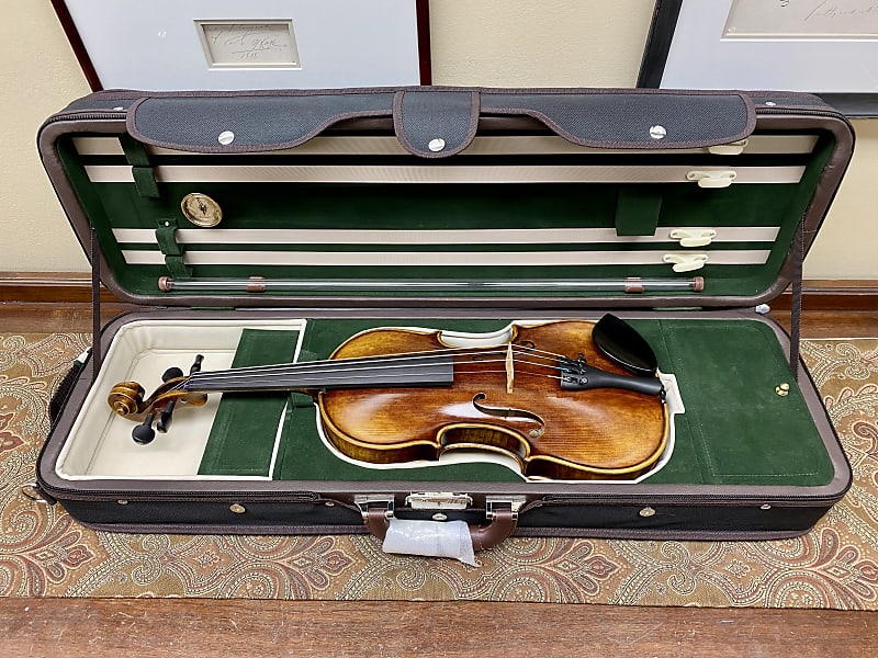 Franz Junger Model 500L LeftHanded 4/4 Violin Outfit Reverb