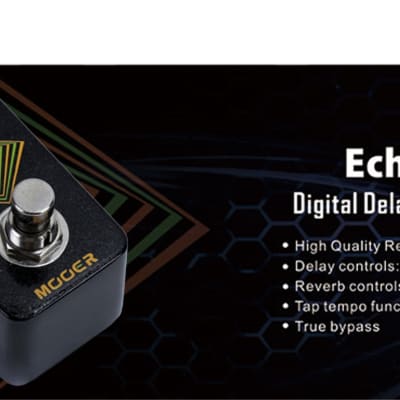 Mooer EchoVerb Digital Delay and Reverb Micro Guitar Effects Pedal 2018 image 4