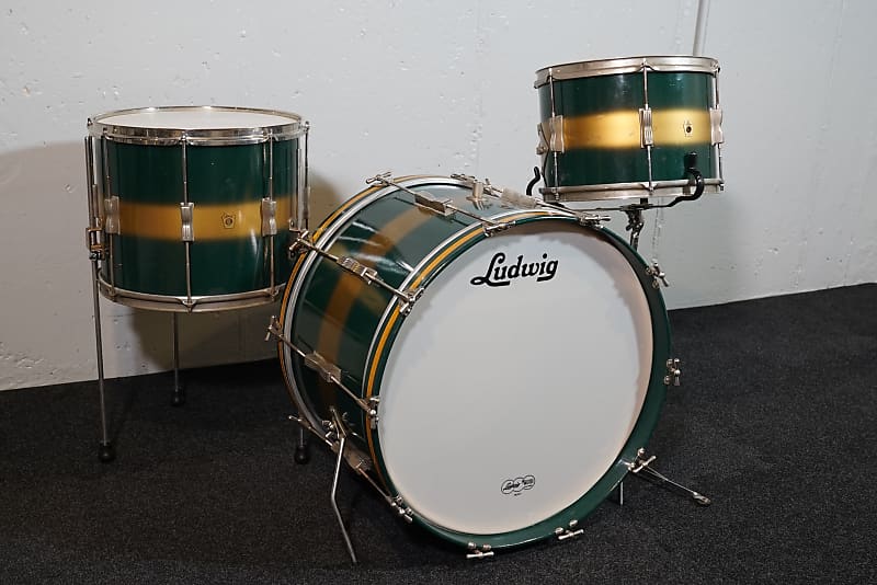 Ludwig No. 996 Club Date Outfit 13" / 15" / 22" Drum Set 1960s image 1