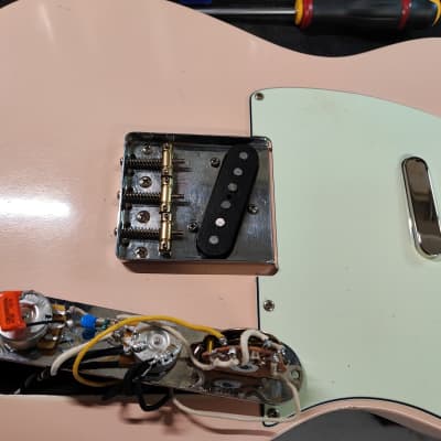 MyDream Partcaster Custom Built - Relic Shell Pink Hepcat '55 image 10