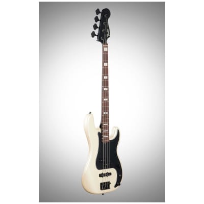 Fender Duff McKagan Deluxe Precision Electric Bass, Rosewood Fingerboard (with Gig Bag), White Pearl image 4