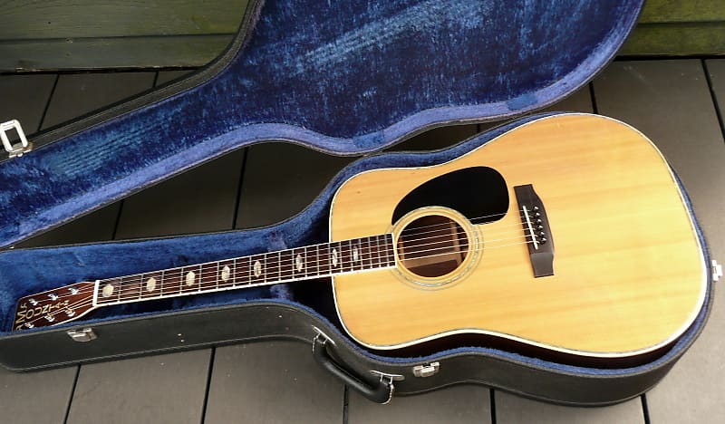 マウンテン<W-400D>日本製・林楽器製作・トップ単板 Mountain 400D by Hayashi Guitar Japan Mid 70's Natural