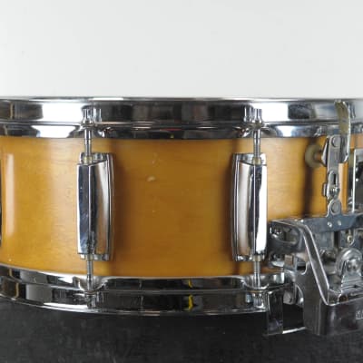 1980s Yamaha Recording Custom 5x14 Real Wood SD-055D Snare Drum image 3