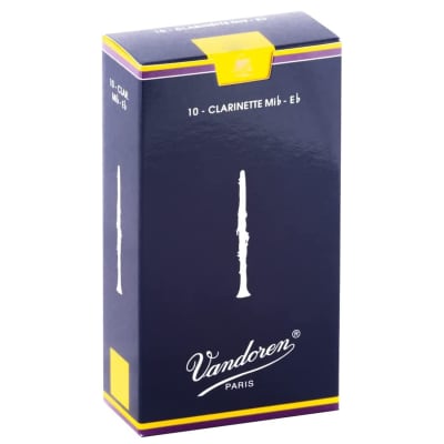 Vandoren Eb Clarinet Traditional Reeds Strength 4, Box of 10 image 1