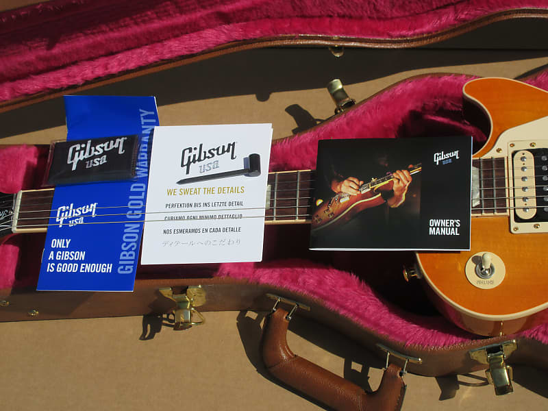 2016 Gibson Les Paul Traditional Zebra Lemon Burst Limited