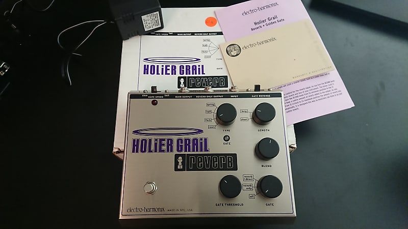 Box, PSU, Manual, Etc - Electro-Harmonix Holier Grail 1990s Discontinued  Big Box Vintage