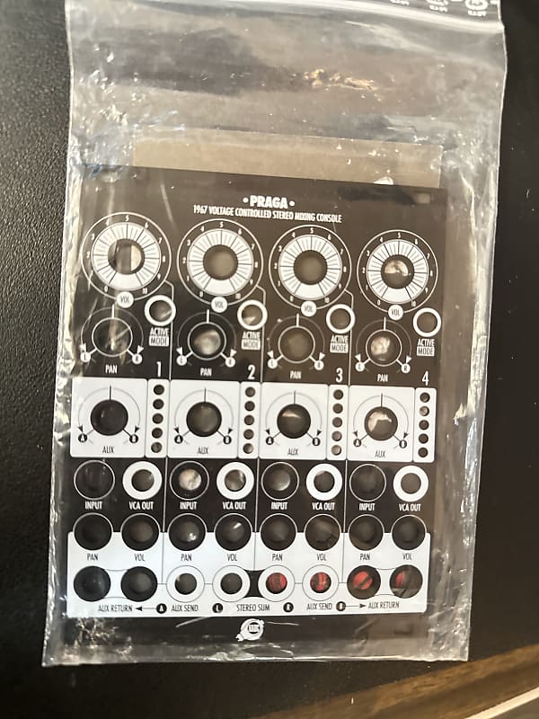 XAOC XAOC Praga FACEPLATES BLACK PANEL-Eurorack image 1