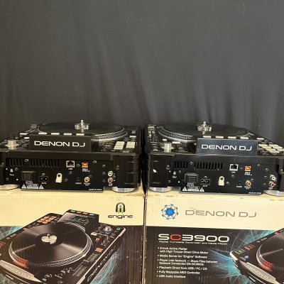 Denon DJ SC3900 Pair Of Digital Turntable Controller Media Denon DJ SC3900 Pair Of Digital Turntable Controller Media