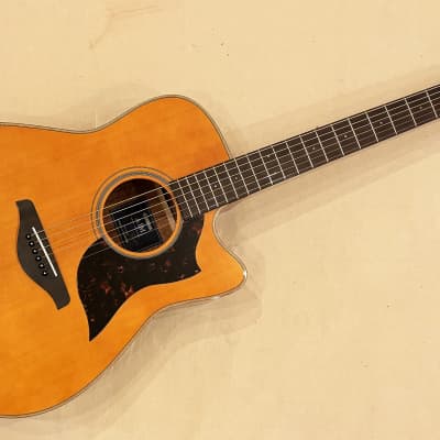Yamaha A1M Acoustic - Electric Guitar - Natural image 11