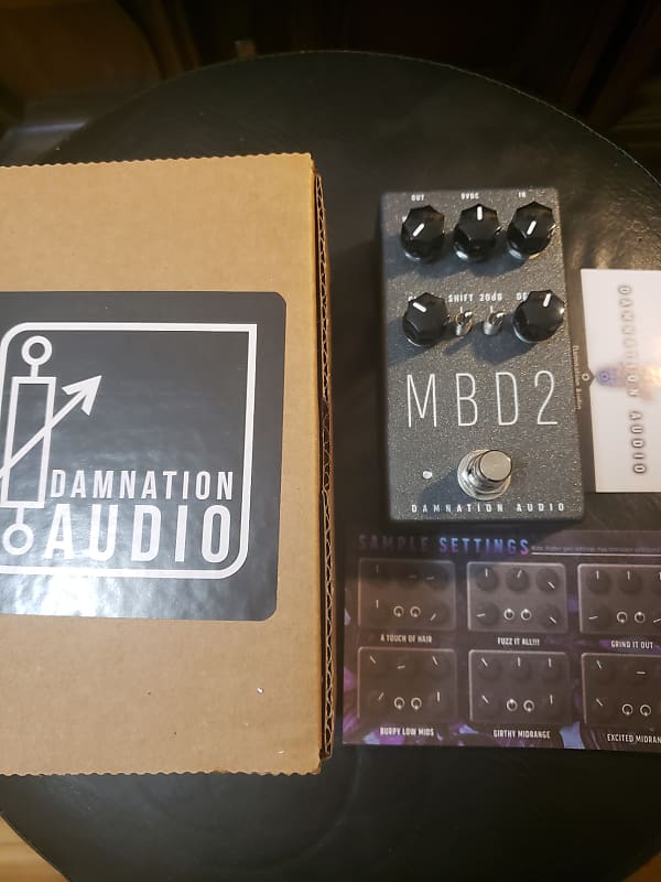 Damnation Audio MBD2 Mosfet Bass Distortion 2010s Matte Gray Reverb