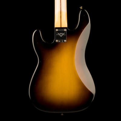 Fender Custom Shop '57 Precision Bass Journeyman Relic Wide-Fade 2 Tone Sunburst image 11
