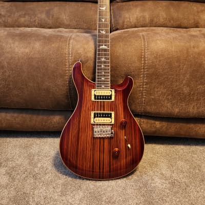 PRS SE Custom 24 Zebrawood 2017 - 2019 | Reverb