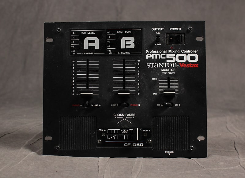 Stanton-Vestax PMC-500 Black | Reverb