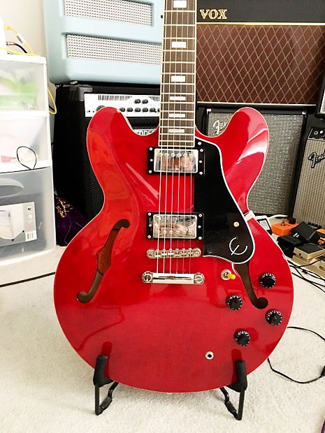 Epiphone Limited Edition ES-335 Pro Cherry Red | Reverb