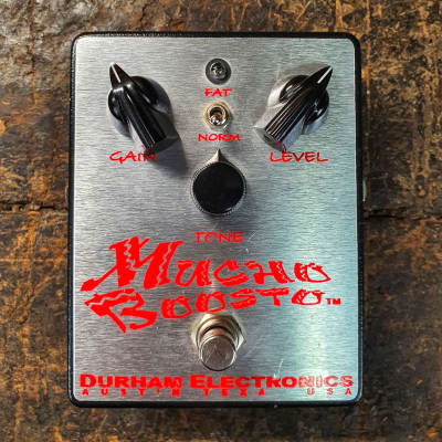 Reverb.com listing, price, conditions, and images for durham-electronics-mucho-boosto