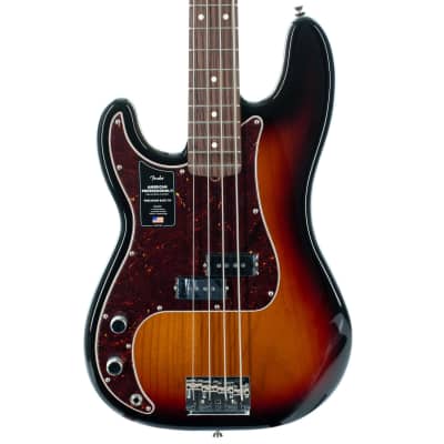 Fender American Professional II Precision Bass Lefty Rosewood, 3 Color Sunburst image 1