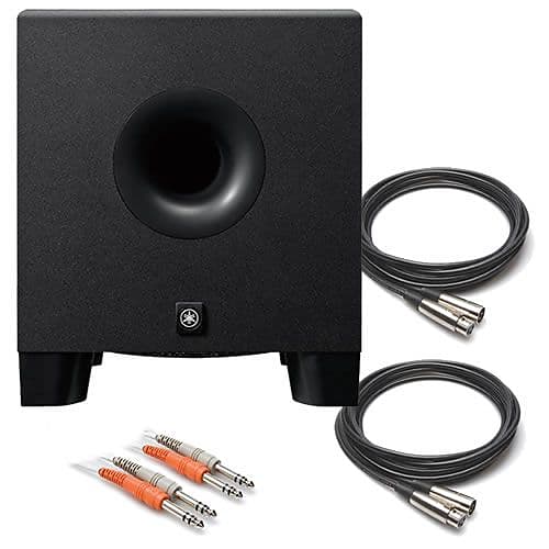 Yamaha HS8S 8" Powered Subwoofer and cables Package. image 1