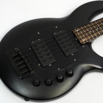 2008 Music Man Bongo 5 HH 5-String Electric Bass Guitar, Stealth Black image 1