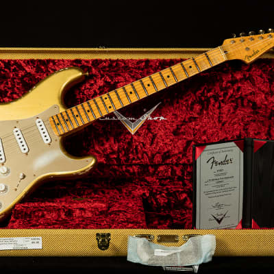 Fender Custom Shop 2022 Limited 1955 Bone Tone Stratocaster - Relic image 7