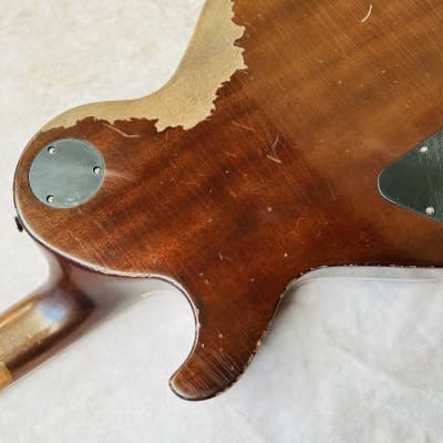 Dean USA Leslie West Signature Tattered N Torn Relic 2021 - Trans Brazilia Burst image 18