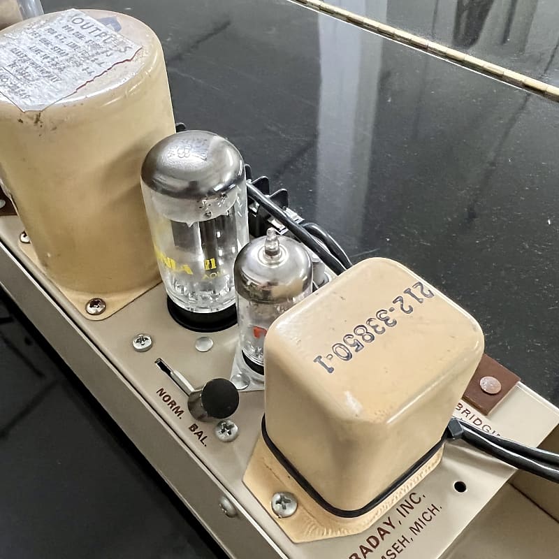 Webster Faraday Tube compressor amplifier c 1960 Desert tan