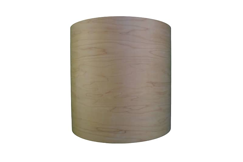 14" x 14" diameter Keller 8 ply STAIN GRADE maple floor tom shell. Baring edges & snare beds available! image 1