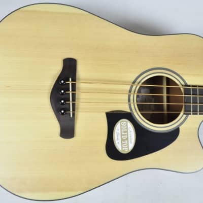Ibanez AWB50CE-LG Artwood Series Acoustic Electric Bass in Natural Low Gloss Finish image 2