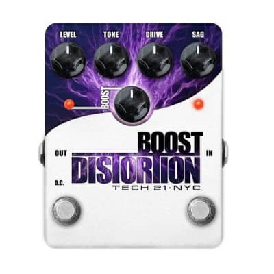 Tech 21 BST-D Boost Series Boost Distortion Guitar Distortion image 1